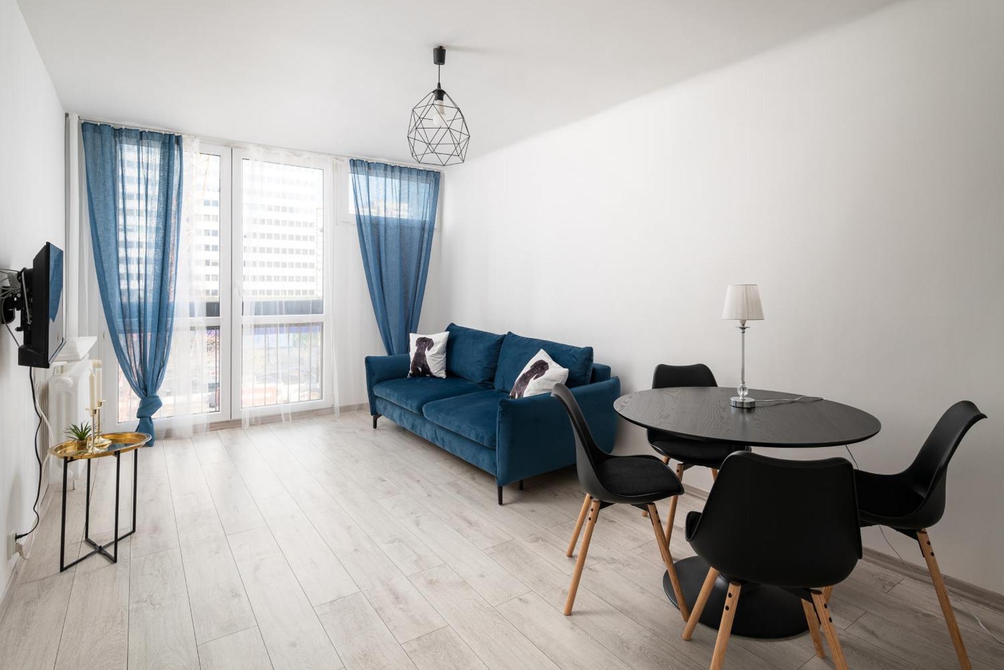 Grzybowska Blue City Centre Apartment วอร์ซอ ภายนอก รูปภาพ